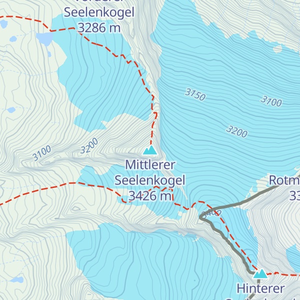 Map of Mittlerer Seelenkogel