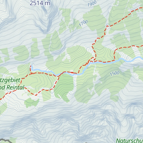 Map of Reintalangerhütte