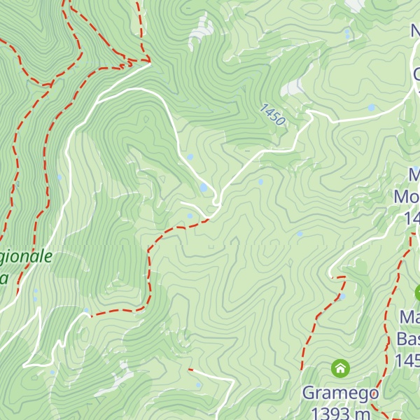 Map of Malga Masetto