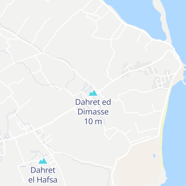 Map of Dahret ed Dimasse