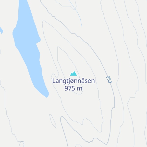 Map of Langtjønnåsen