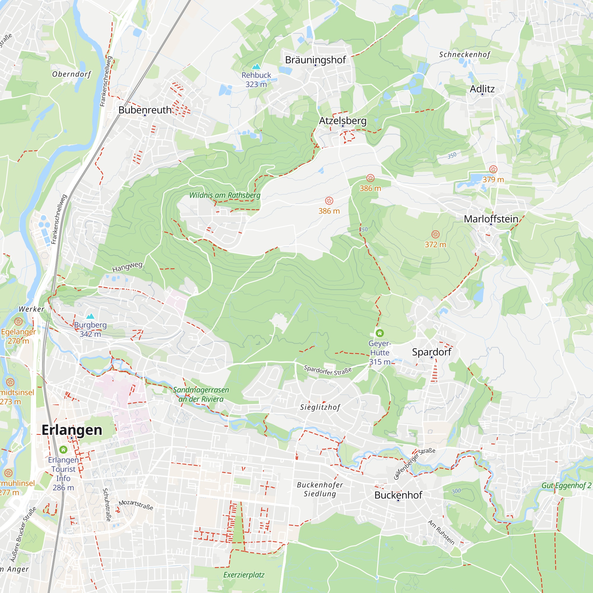 Vordere Hütte map