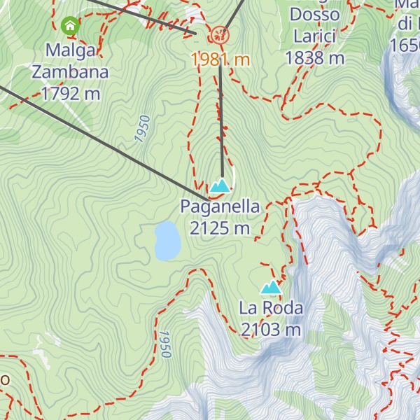 Map of Rifugio La Roda