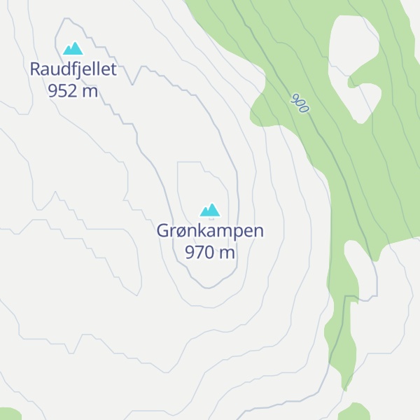 Map of Grønkampen