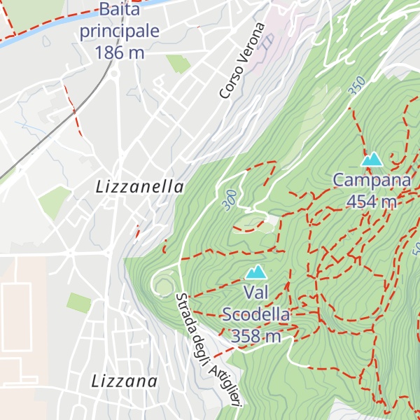 Map of B&B Casteldante