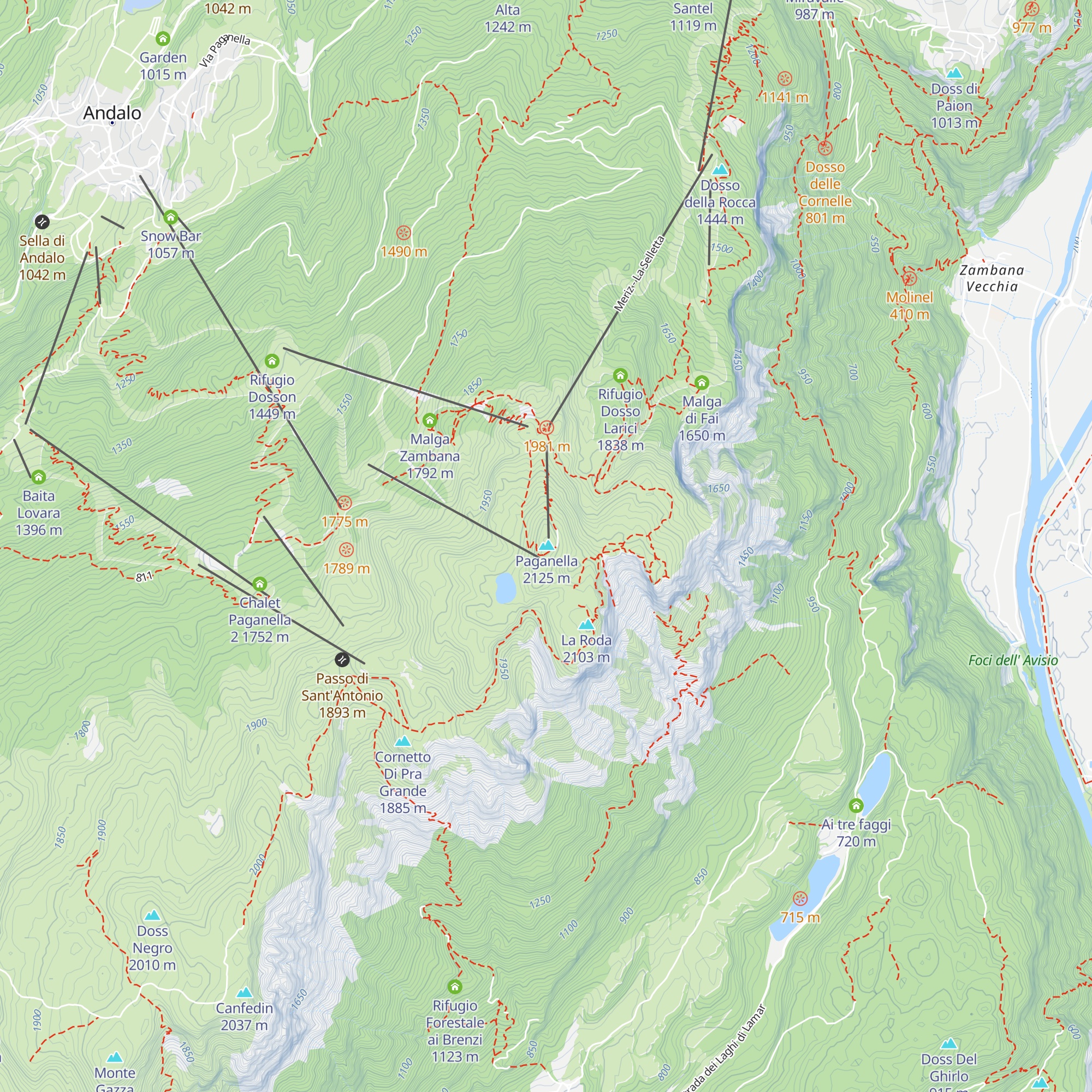 Osservatorio meteorologico di monte Paganella map