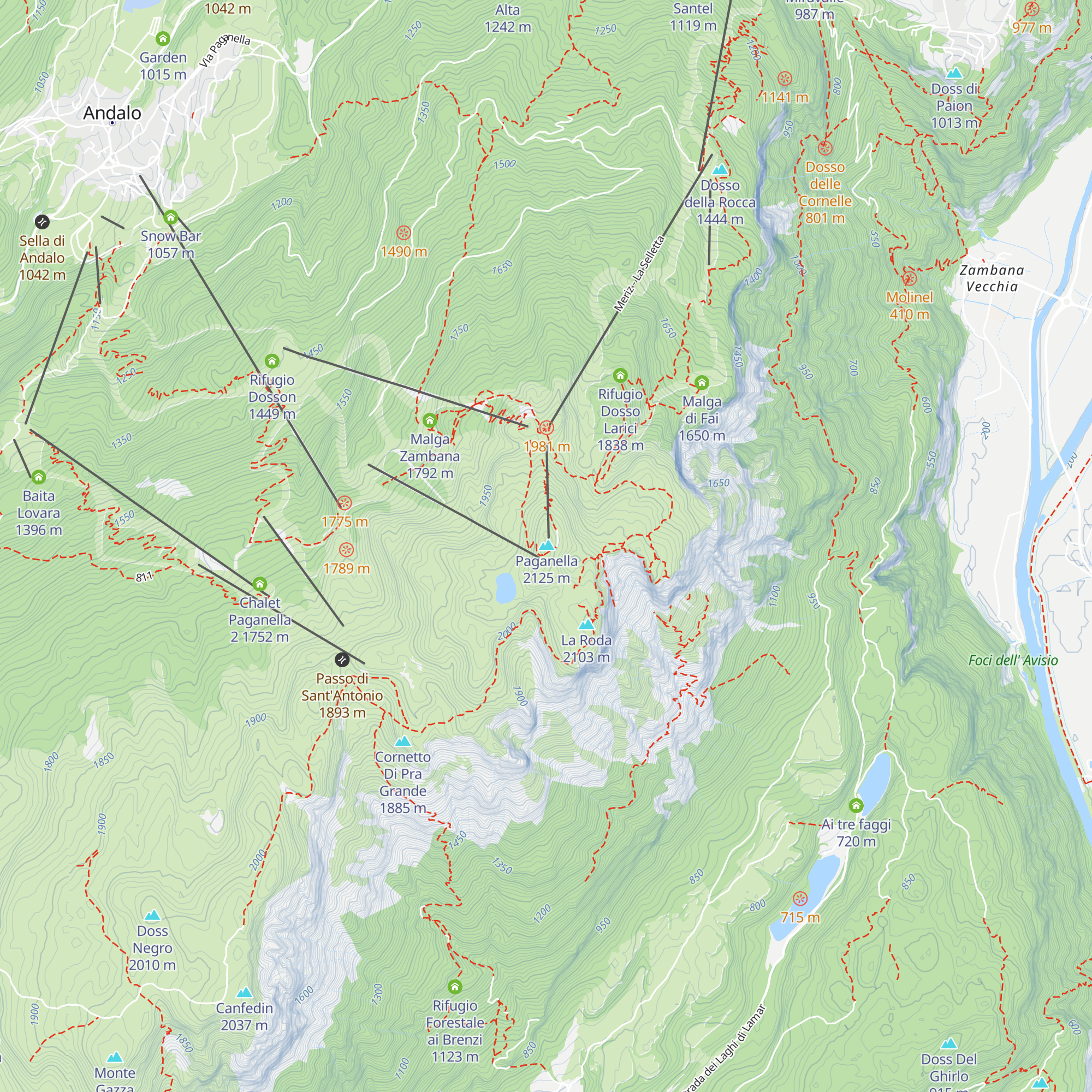 Osservatorio meteorologico di monte Paganella map