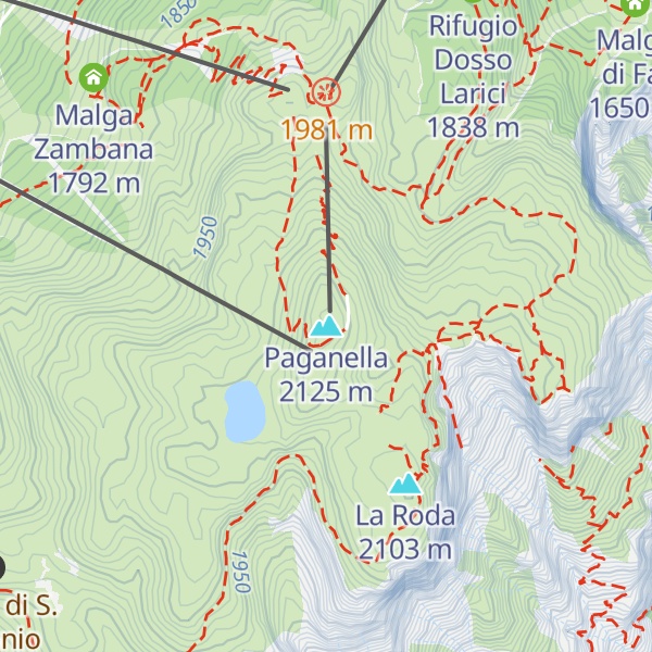 Map of Paganella