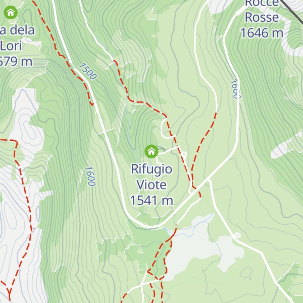 Map of Rifugio Viote