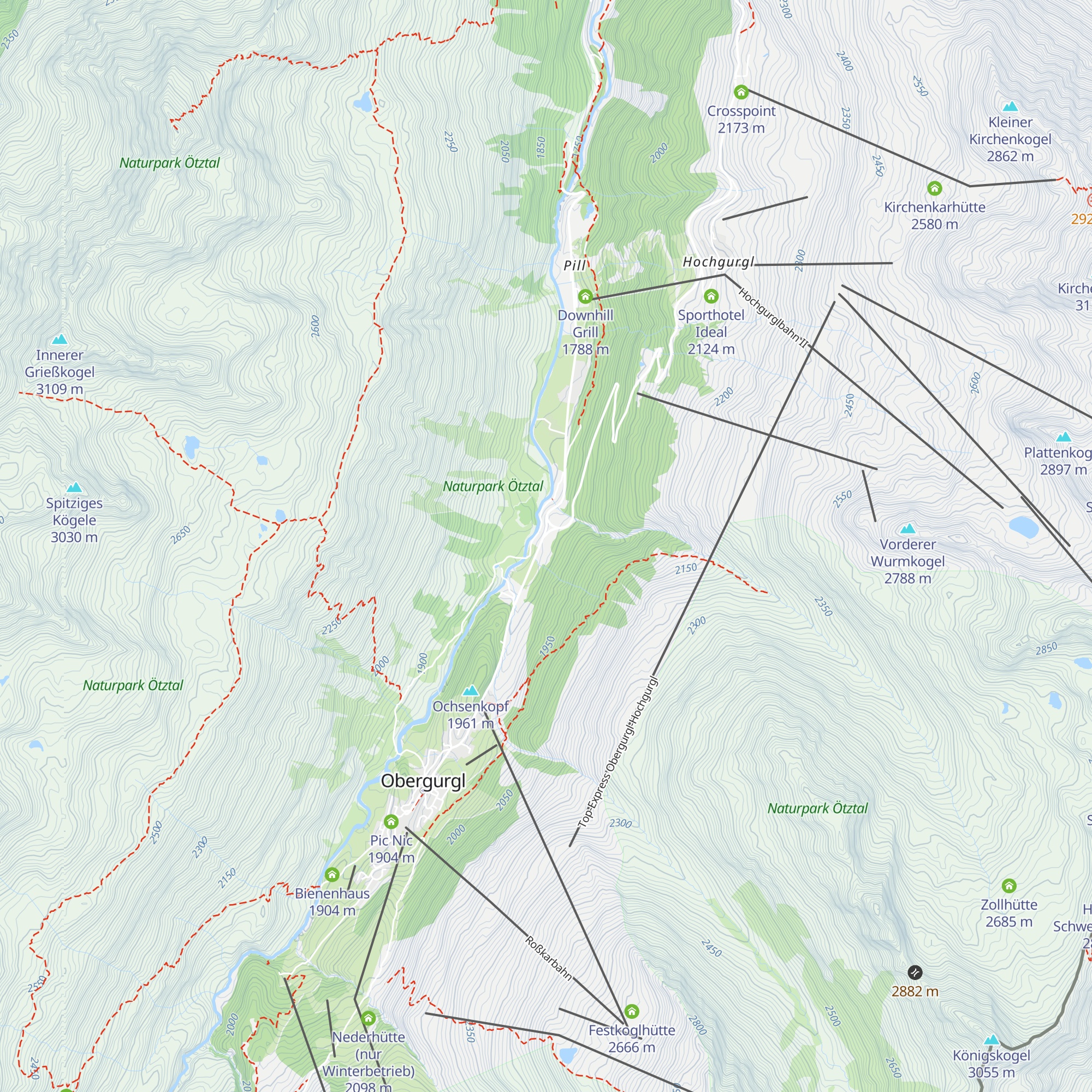 Das Liebener map