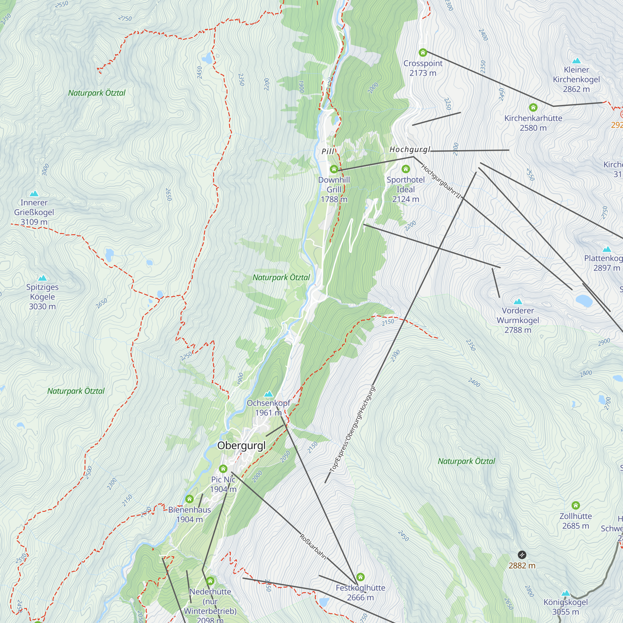 Das Liebener map