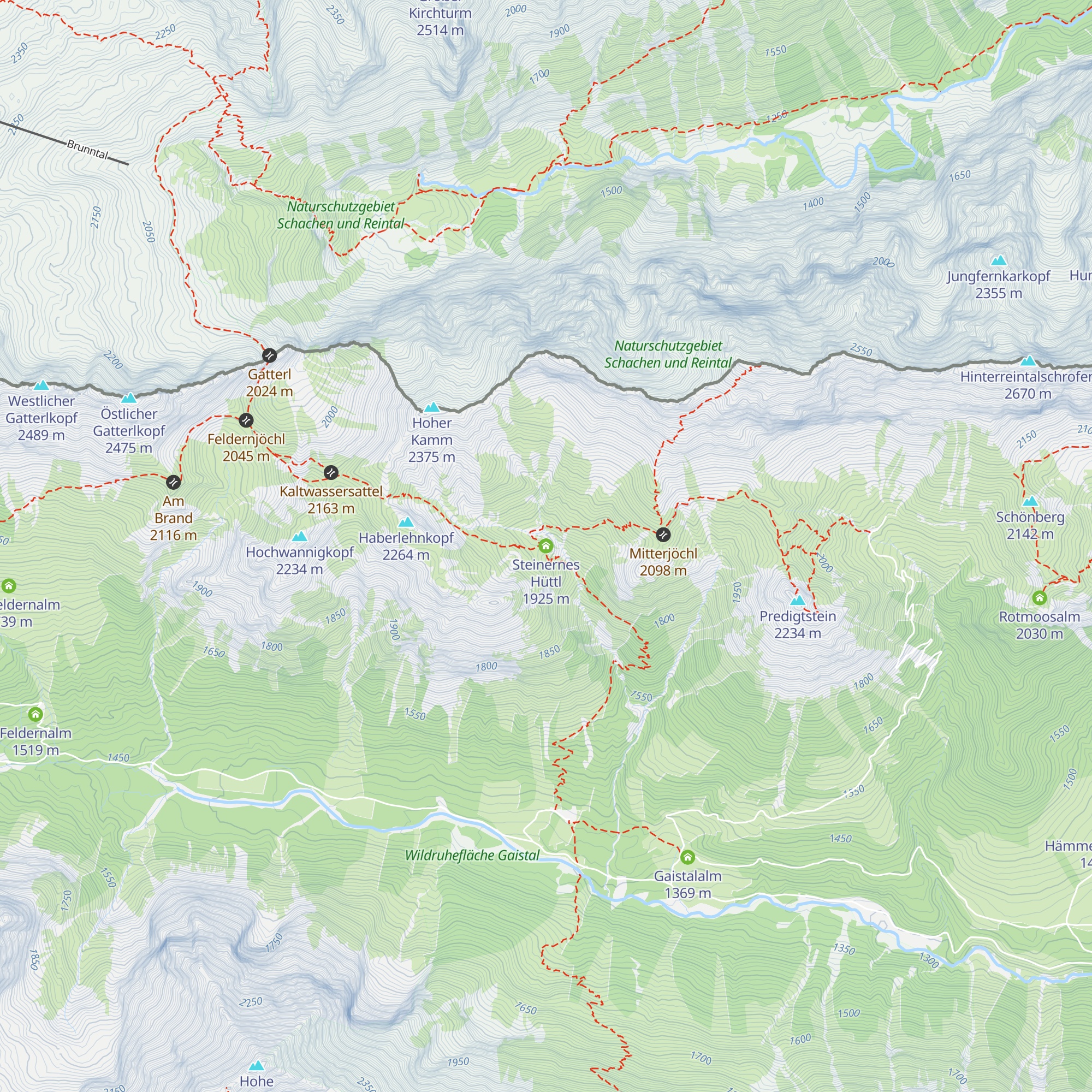 Steinernes Hüttl map