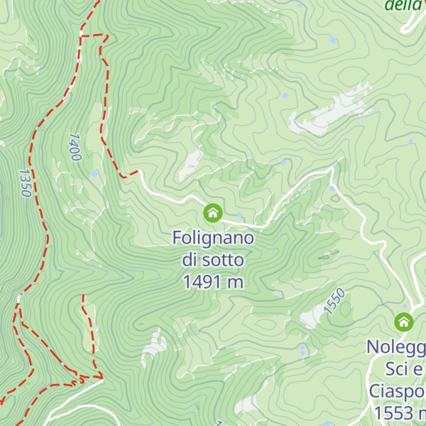 Map of Folignano di sotto