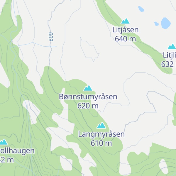 Map of Bønnstumyråsen