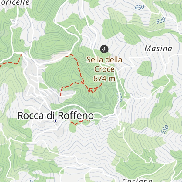 Map of Monte Rocca