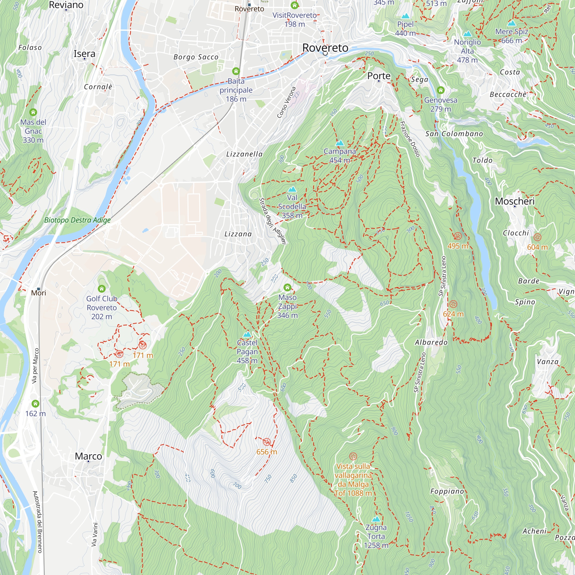 Maso Zappi map