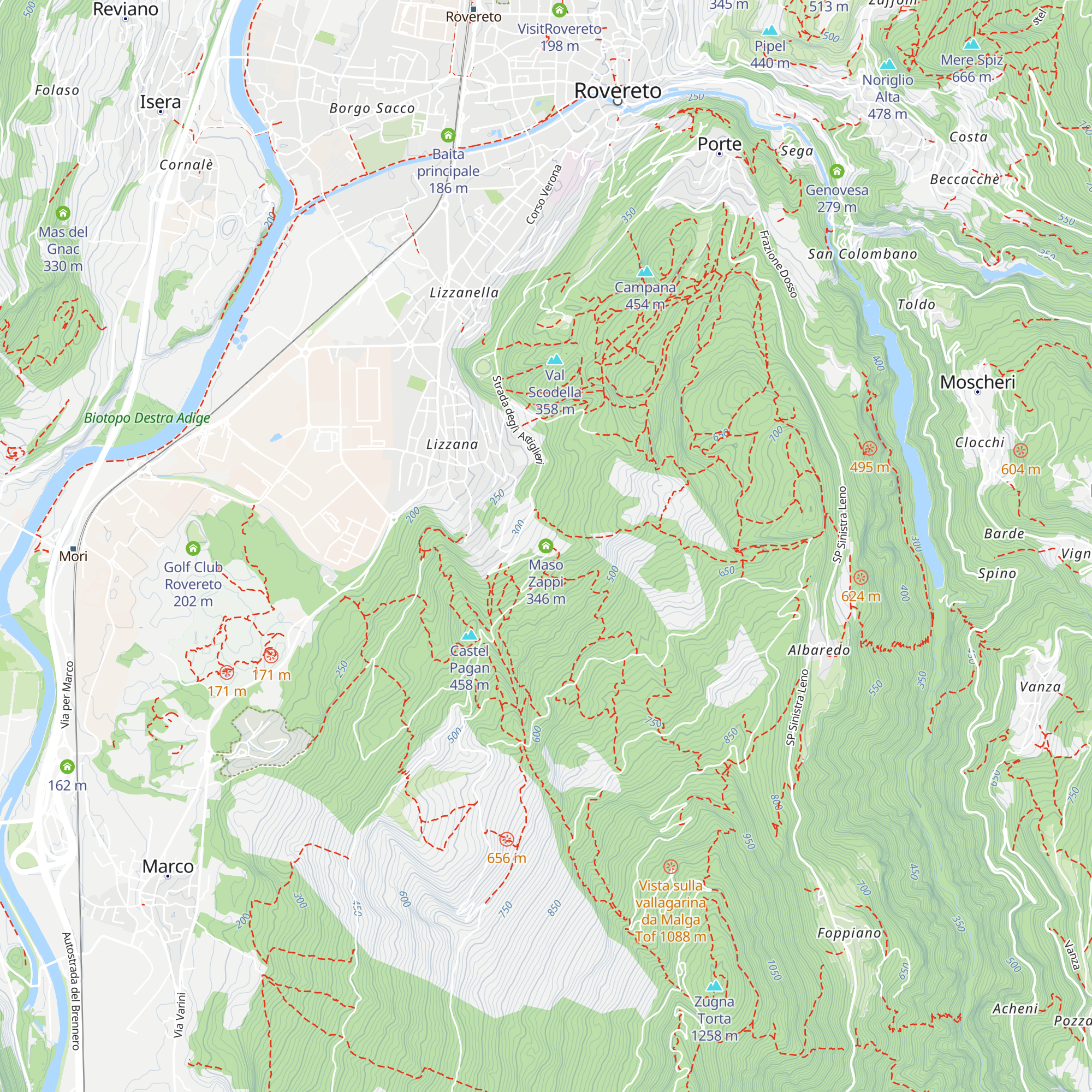 Maso Zappi map