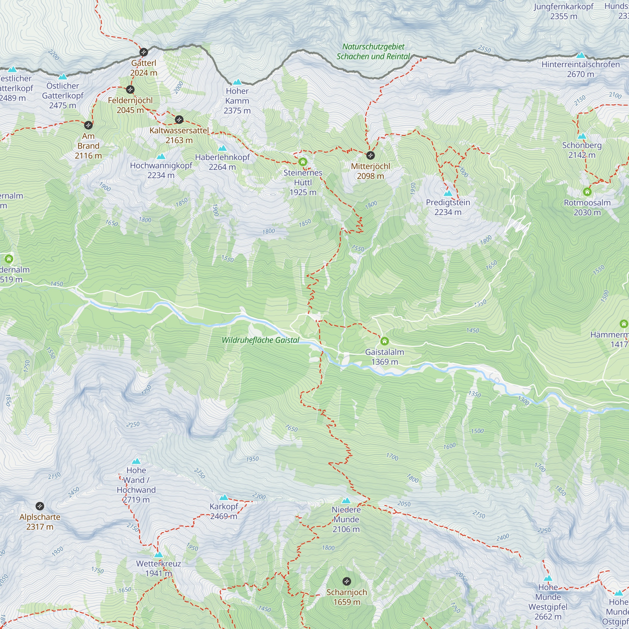Ganghofer Haus map