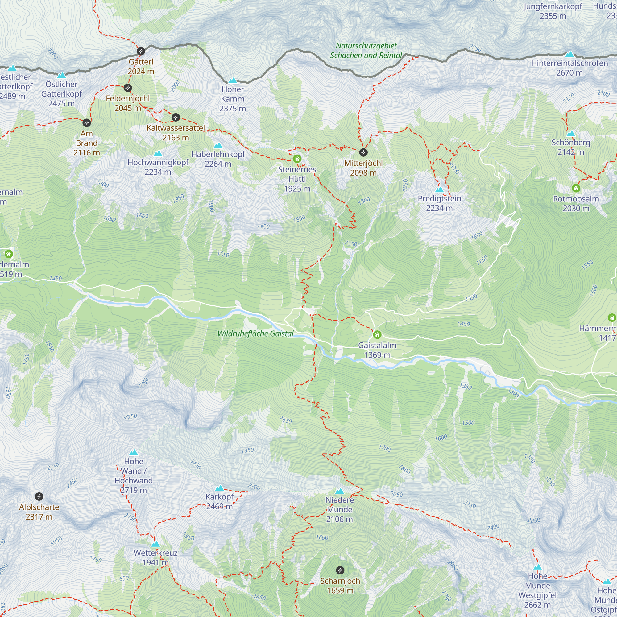 Ganghofer Haus map