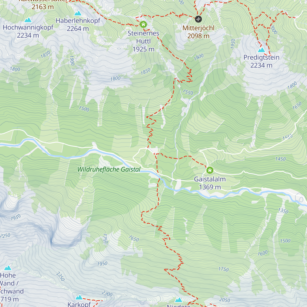 Tillfussalm map