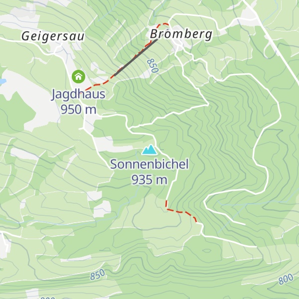 Map of Sonnenbichel