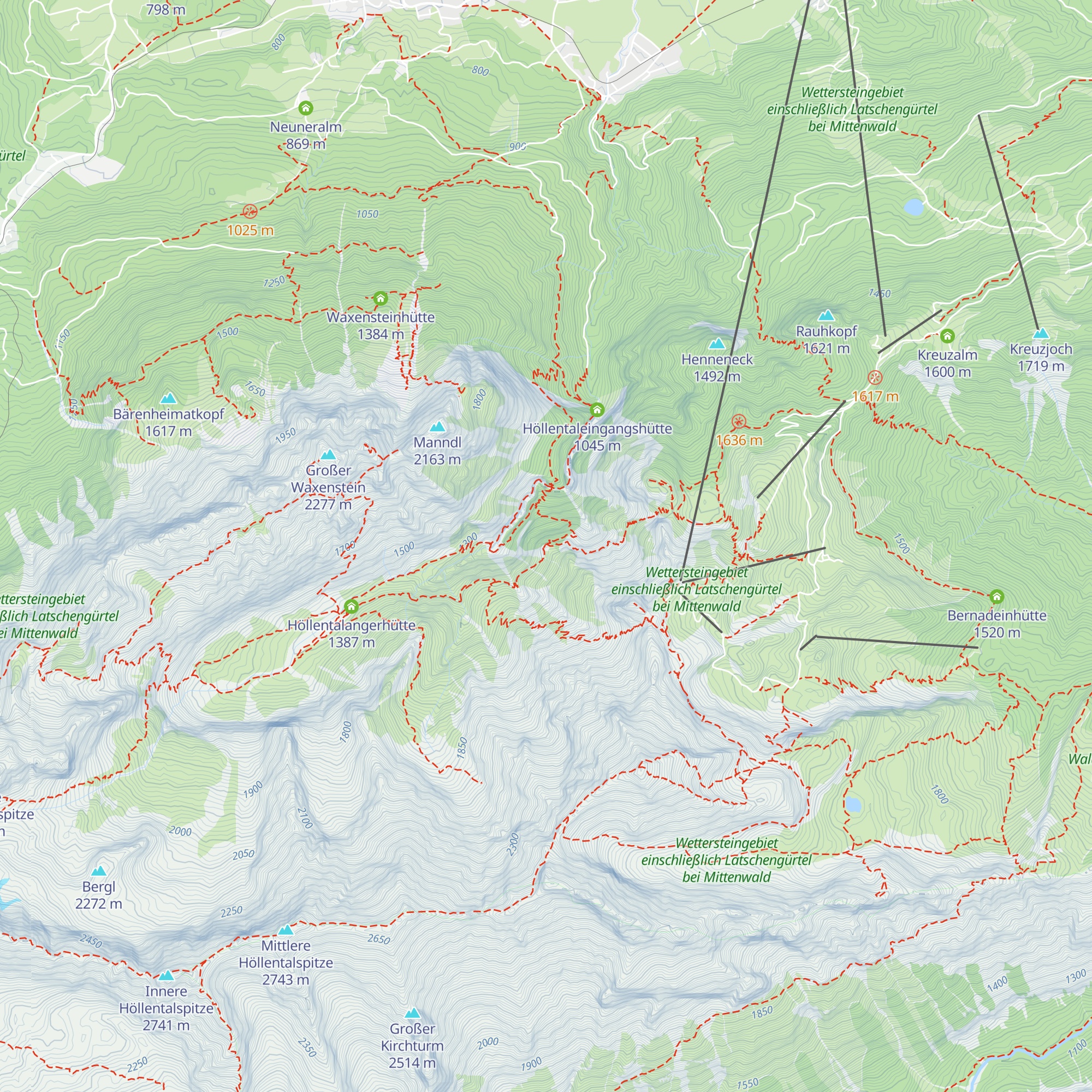 Knappenhäuser map