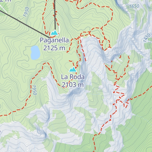 Map of Ex stazione della funivia "Direttissima della Paganella"