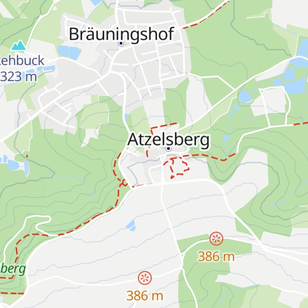 Map of Schloß Atzelsberg