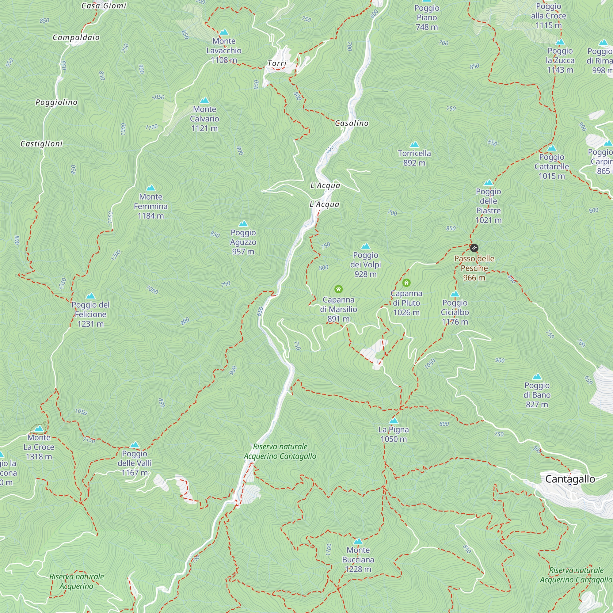 Capanna de' Turchi map