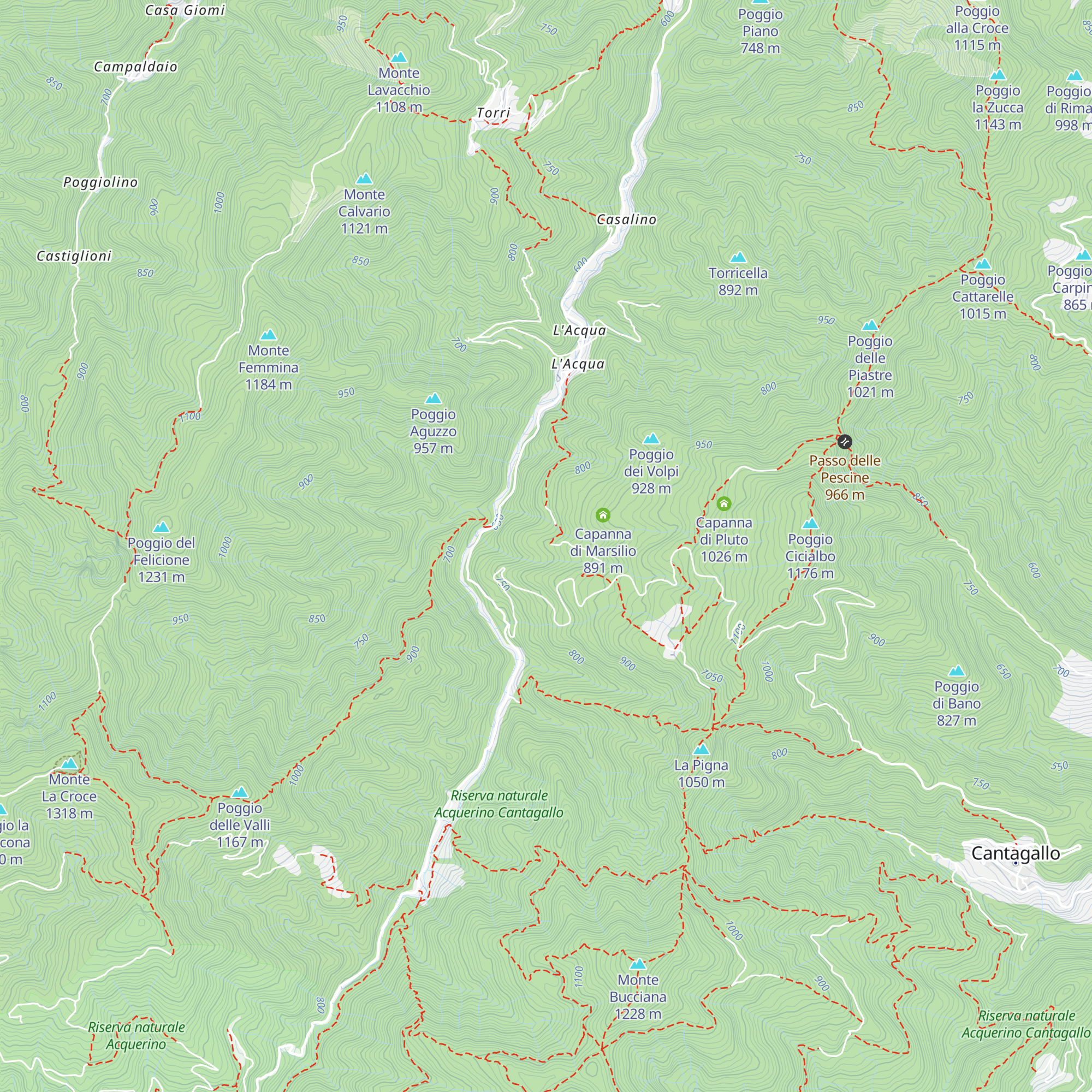 Capanna de' Turchi map
