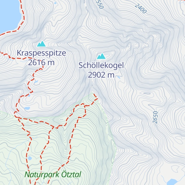 Map of Kraspesspitz