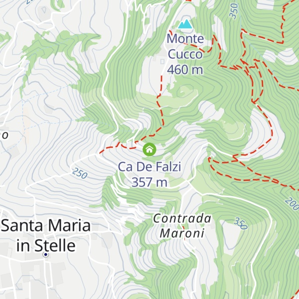 Map of Ca De Falzi