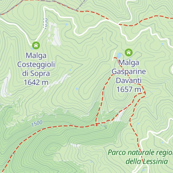 Map of Malga Cornicello