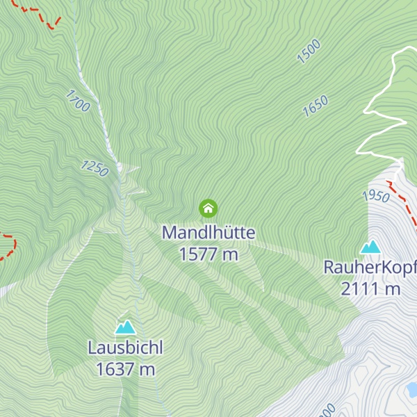 Map of Mandlhütte