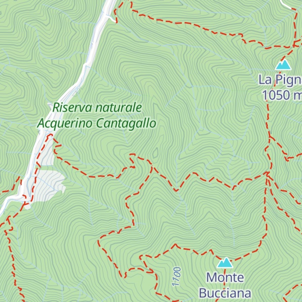 Map of Poggio Della Scavata