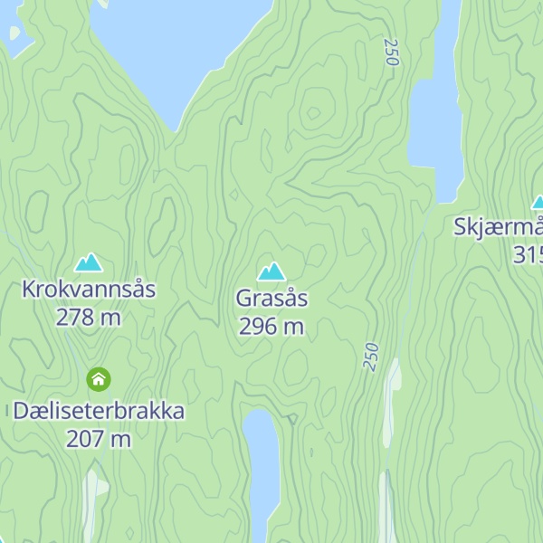 Map of Grasås