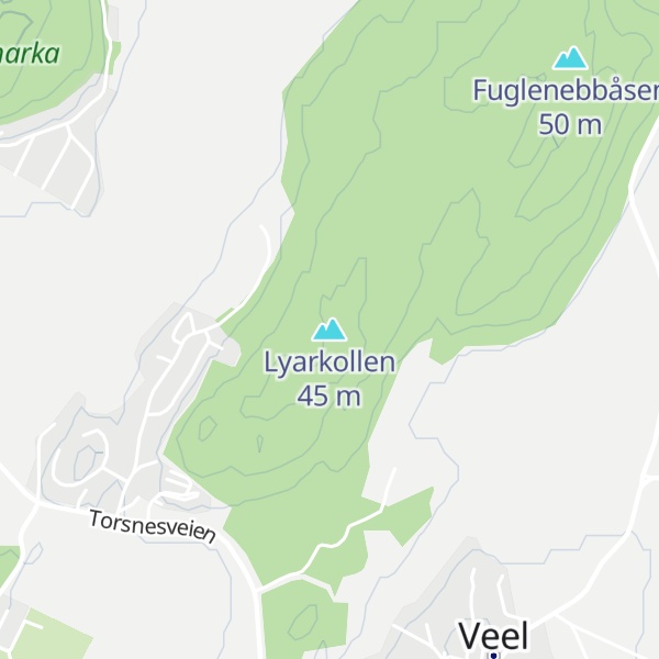 Map of Lyarkollen