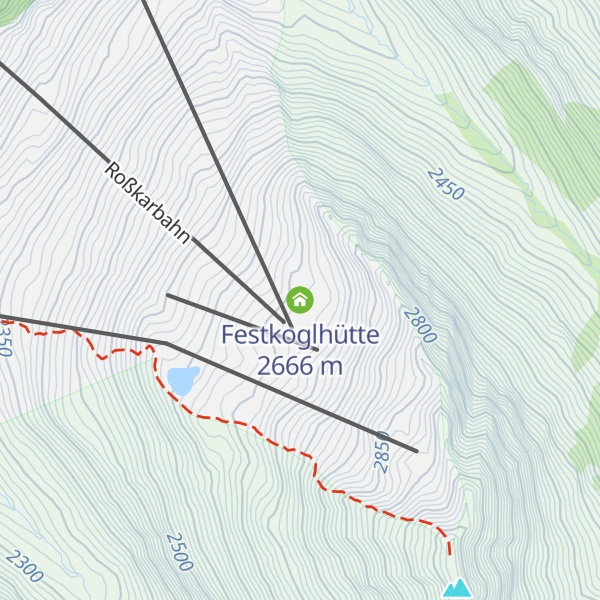 Map of Festkoglhütte