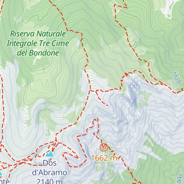 Map of Cima Verde
