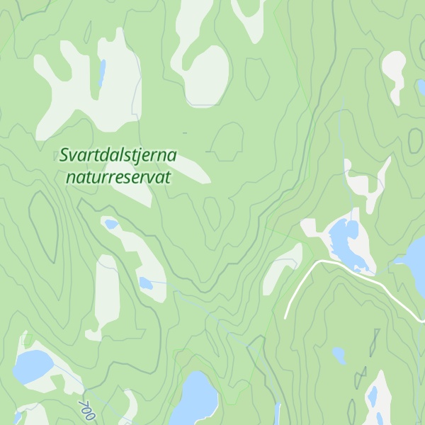 Map of Østre Brennberget
