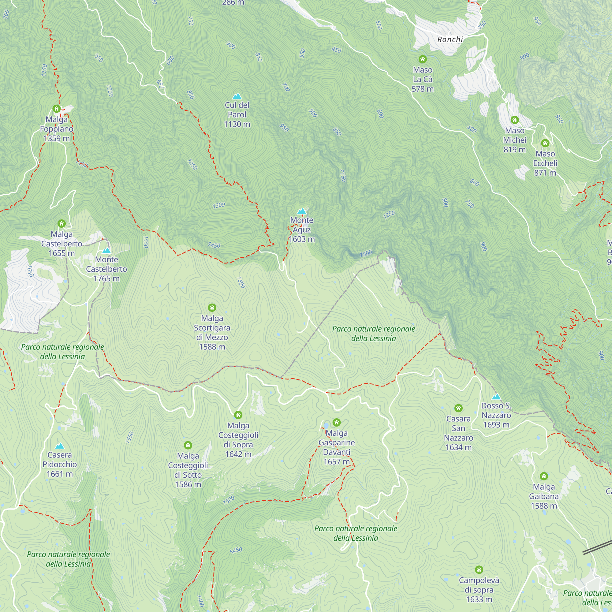 Malga Scortigara di Cima map
