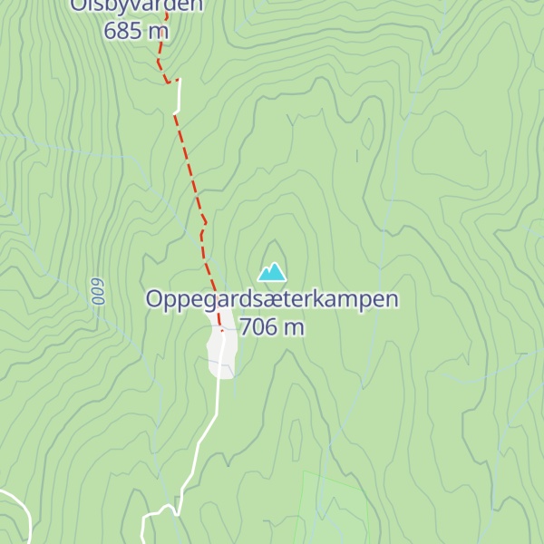Map of Oppegardsæterkampen