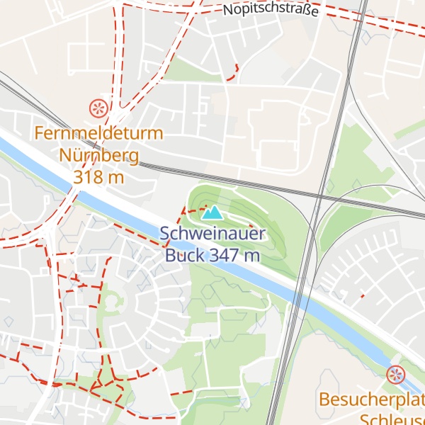 Map of Schweinauer Buck
