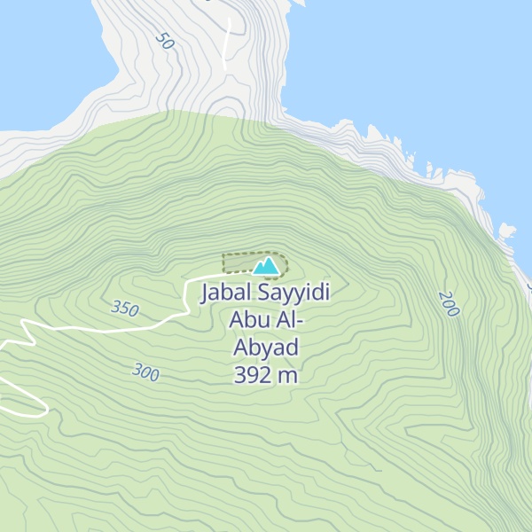 Map of Jabal Sayyidi Abu Al-Abyad