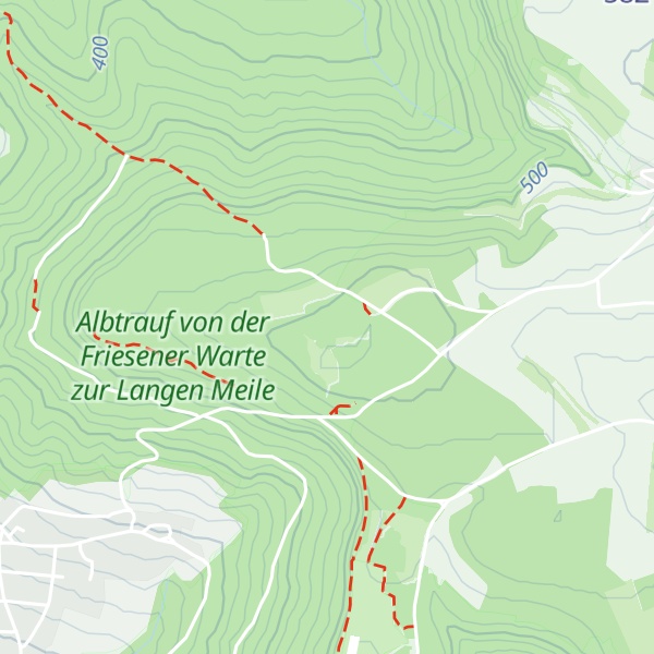 Map of Friesener Warte