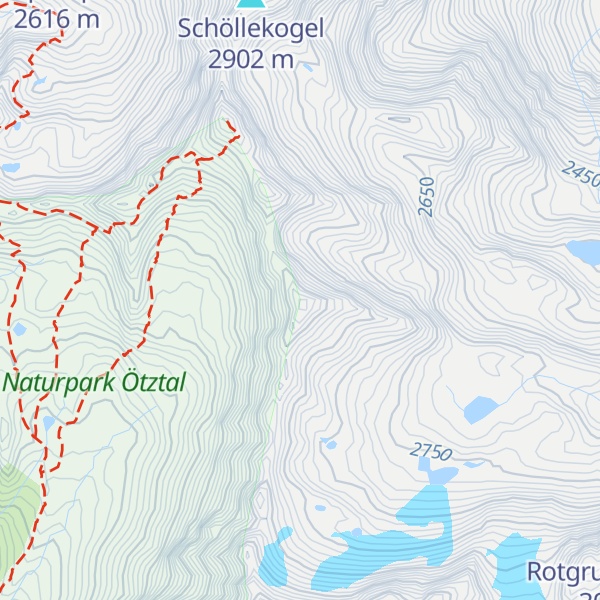 Map of Weitkarspitze