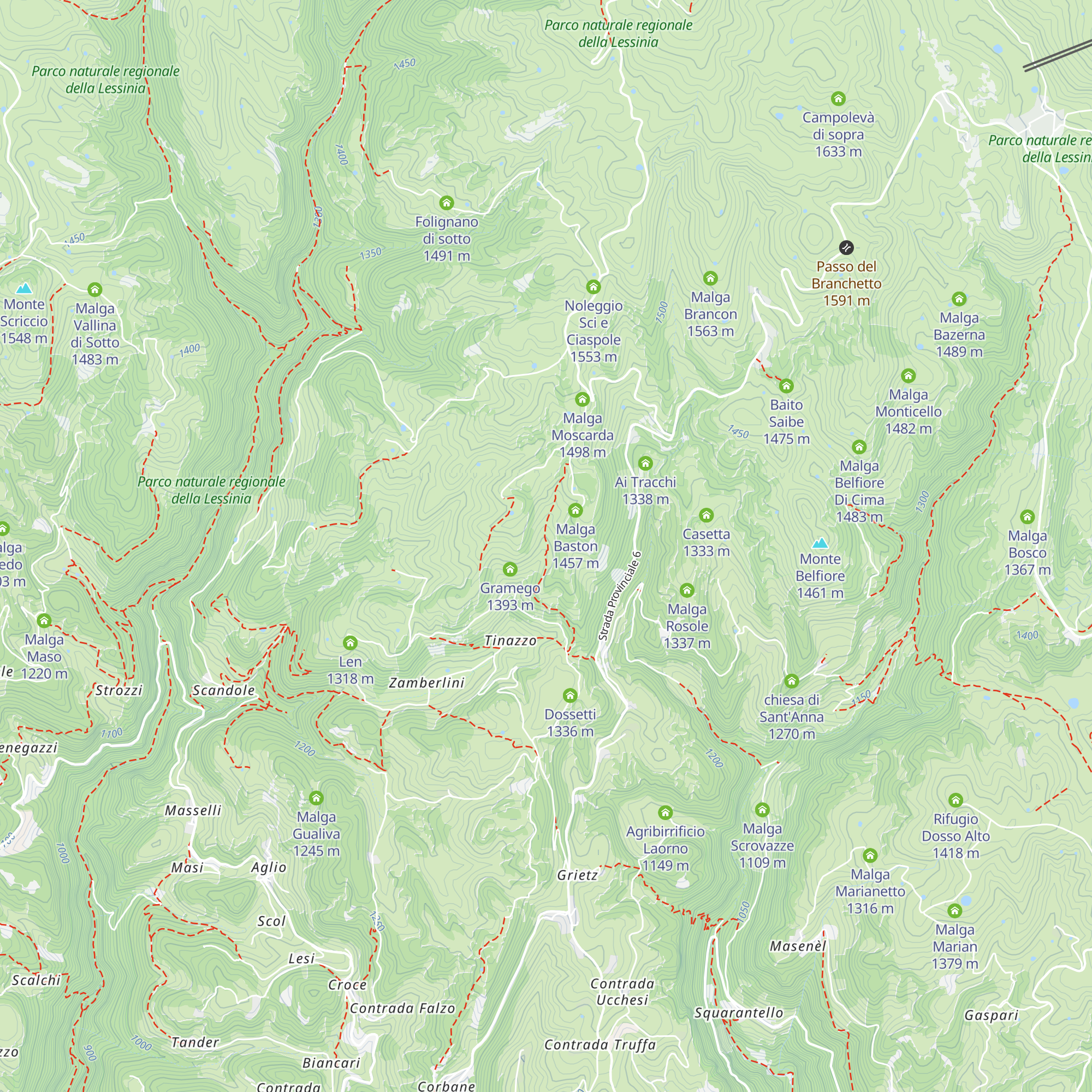 Baston di Sotto map