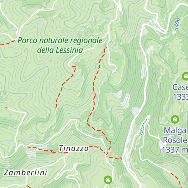 Map of Baston di Sotto