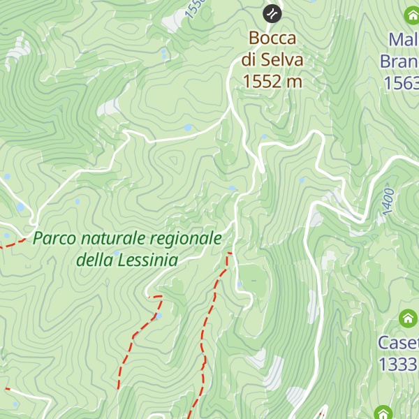 Map of Malga Broletto