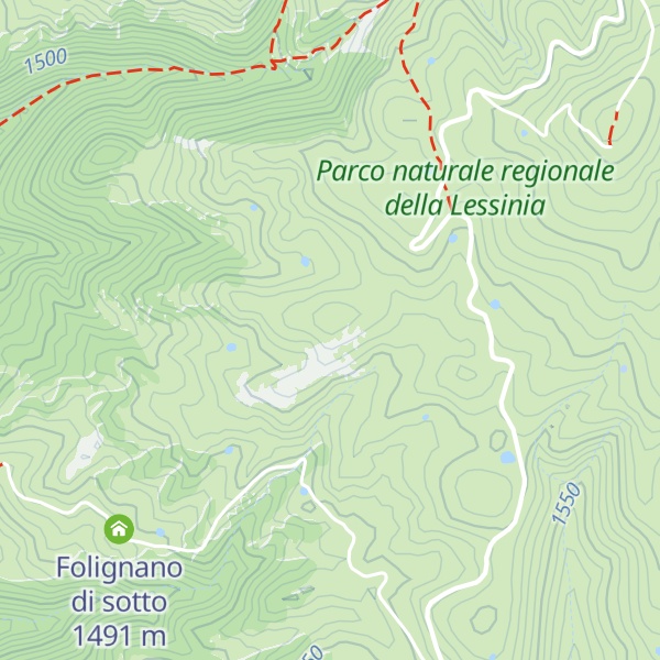 Map of Folignano di Mezzo